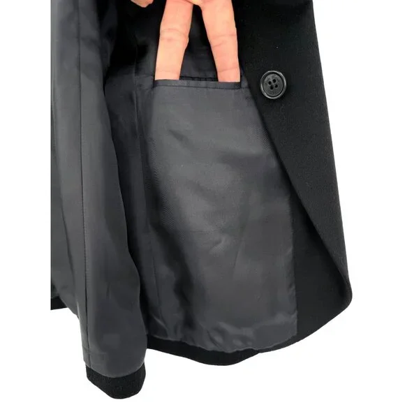 Brooks Brothers Loro Piana Black Italian Luxury Cashmere Blazer Jacket Workwear - Picture 14 of 16